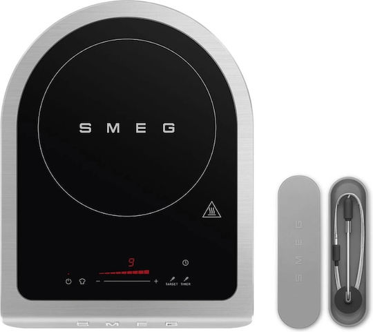 Smeg Countertop Burner Induktion Single Schwarz