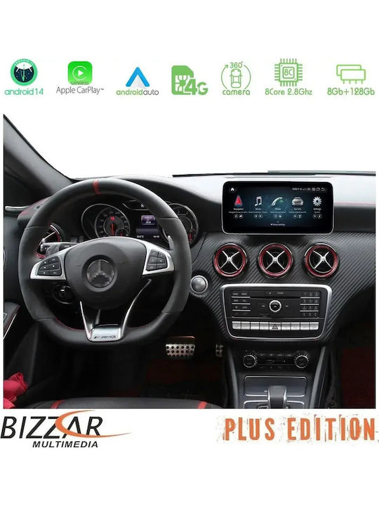 Bizzar Car Audio System for Mercedes-Benz CLA Class / GLA / A Class / G Class 2013-2015 (Bluetooth/USB/AUX/WiFi/GPS/Apple-Carplay/Android-Auto/CD) with Touch Screen 10.25"