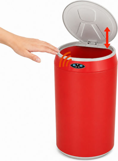 MRShome Kunststoff Mülleimer Rote 2,5 l