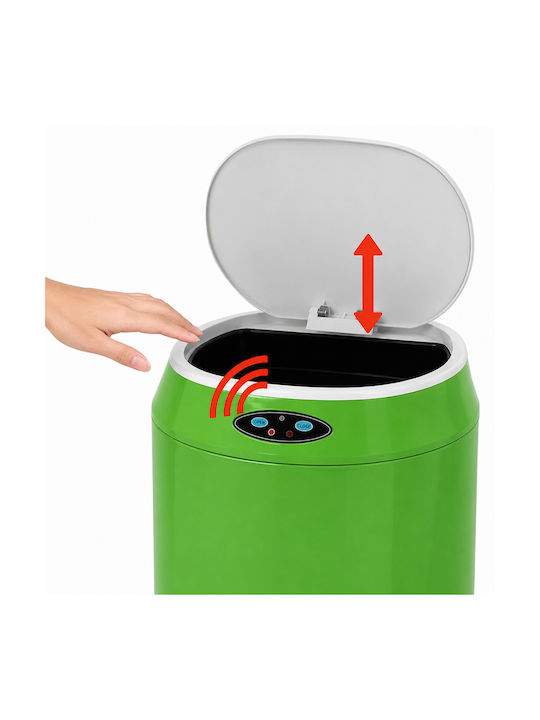 MRShome Plastic Green Waste Bin 12lt