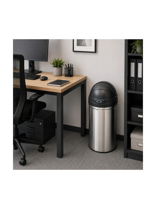 MRShome Mülleimer Aus Inox Silber 42l