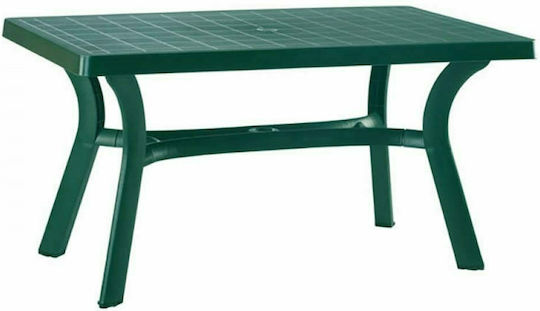 Τραπέζι Roma 140x80x72 Πράσινο Τραπέζι Roma 140x80x72 Πράσινο