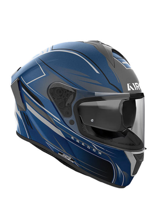 Airoh Spark 2 Shadow Blue matt Мотоциклетна каска Full Face ECE 22.06 1590гр с Sunvisor