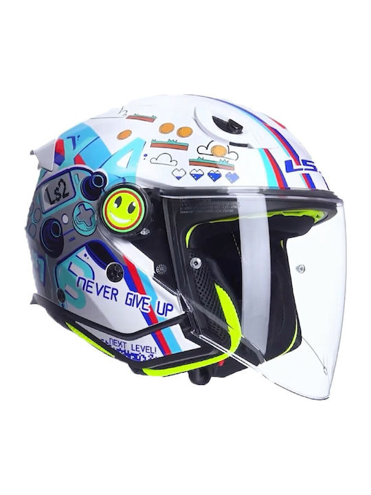 LS2 Funny II OF622 Next Level Kinder Motorradhelm Jet ECE 22.06 Gewicht (+/-50 gr) 1100gr