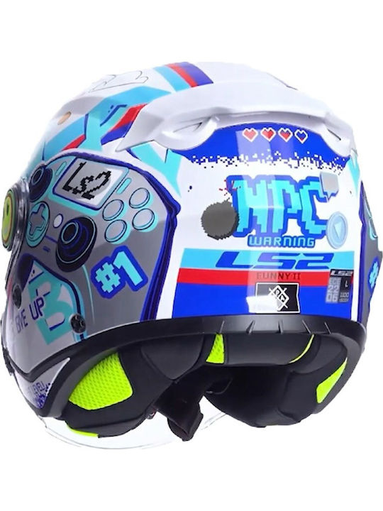 LS2 Funny II OF622 Next Level Kinder Motorradhelm Jet ECE 22.06 Gewicht (+/-50 gr) 1100gr