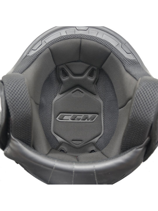 CGM 191A Pix Mono Black Matt Κράνος Μηχανής Jet ECE 22.06 1050gr