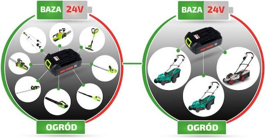 Bass Polska Fierăstrău cu acumulator Brushless 24V 4.3kg cu lamă 39.5cm