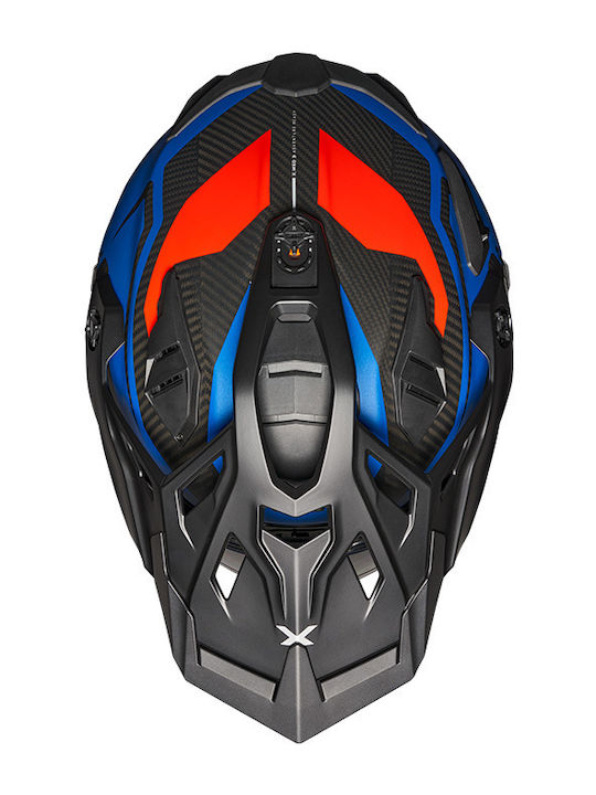 Nexx X.Wed 3 Keyo Mat Blau/Rot Motorradhelm Ein-Aus DOT / ECE 22.06 1725g mit Pinlock und Sonnenvisier