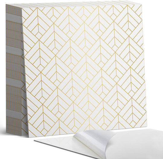 Vinyl Tile Set 3D Print Leaf Pattern 20x20x20 Cm
