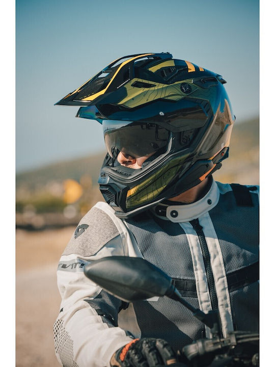 Nexx W.WED3 Furka Green/Yellow Motorcycle Helmet On-Off DOT / ECE 22.06 1725gr with Pinlock and Sun Visor