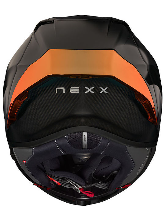 Nexx X.R3R Zero Pro 2 Carbon Red Matt Motorradhelm Volles Gesicht ECE 22.06