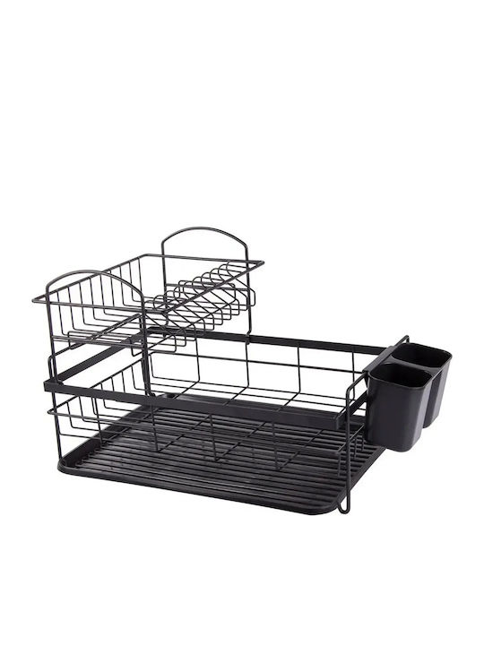 Sink Strainer Metallic Black 42x32x18.7cm
