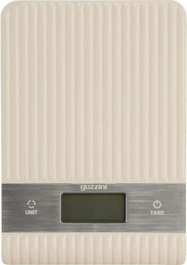 Guzzini Digital Kitchen Scale Up To 5kg Beige