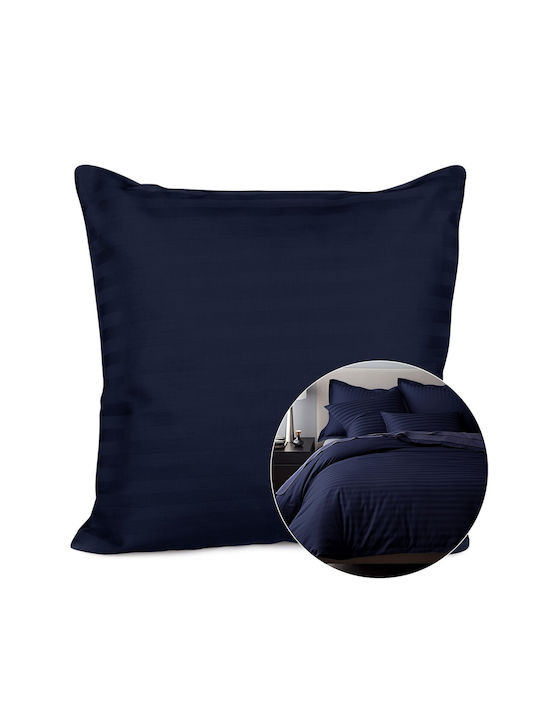 Darymex Dekorativer Kissenbezug aus 100% Baumwolle Blau 40x40cm.