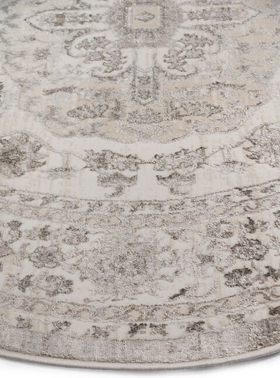 Biokarpet Gossip Round 9860b S White P Vizon-160x160