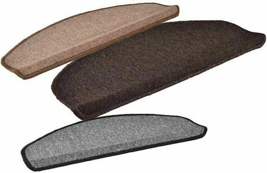 Stair Mats Coffee Brown 25x65cm 15 Pieces E-0057 Brown