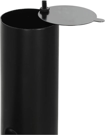 vidaXL Außengrill 103 x 60 x 113 cm aus Stahl Schwarz