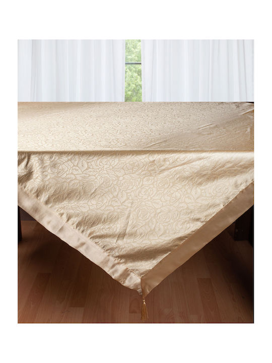 Silk Fashion Tablecloth 2009 Gold 130x160cm