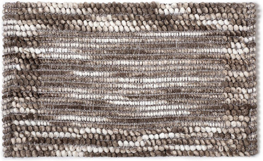 Silk Fashion Brown Bath Mat 55x90cm