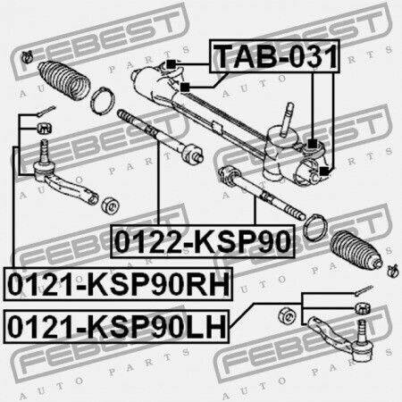Bară De Direcție Toyota Yaris Ncp9 2005.08-2011.07 Gr 45500-0d110