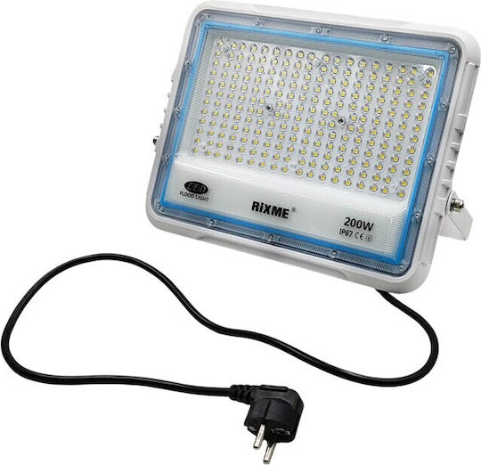 Waterproof LED Flood Light 200W Cold White 6500K IP67