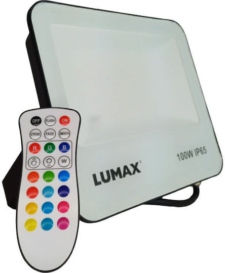 Lumax LED Flood Light 50W RGB with Remote Control