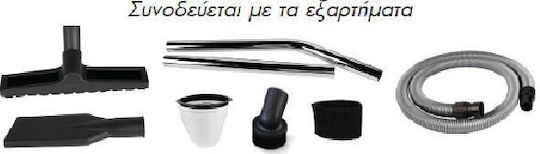 Bulle Σκούπα Υγρών / Στερεών 3000W με Ανοξείδωτο Κάδο 80lt