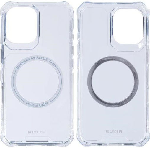 Rixus Back Cover Transparent (iPhone 16)