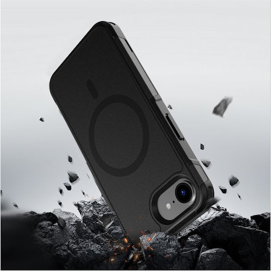 4Smarts Back Cover Σιλικόνης Μαύρο (iPhone 17e / 16e)
