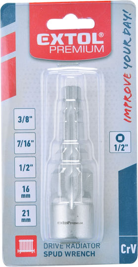 Ключ За Радиатор 5 Стъпки Extol Premium 8816200 1/2" 3/8"-21мм