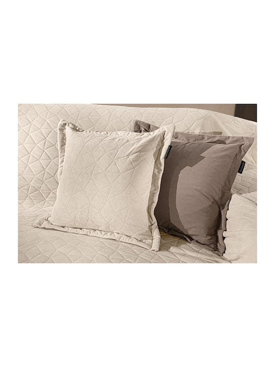 Guy Laroche Avalon Viersitzer-Sofa Überwurf Samtig 170x350cm Ecru