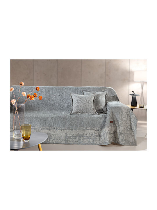 Guy Laroche Perth Armchair Throw Chenille 180x150cm Anthracite