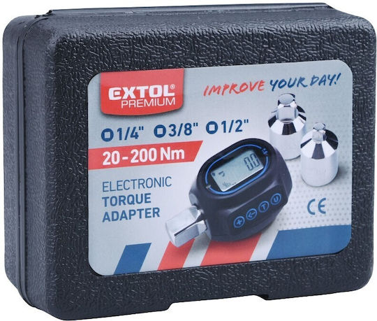 Adaptor Dinamometric Digital Extol Premium 1/2" 20-200 Nm