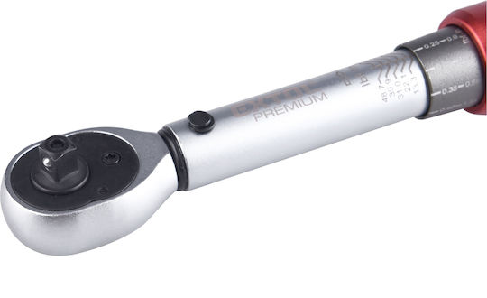 Extol Cheie dinamometrică Caroiaj 1/4" Cuplu 1-6 Nm cu Lungimea 22buc