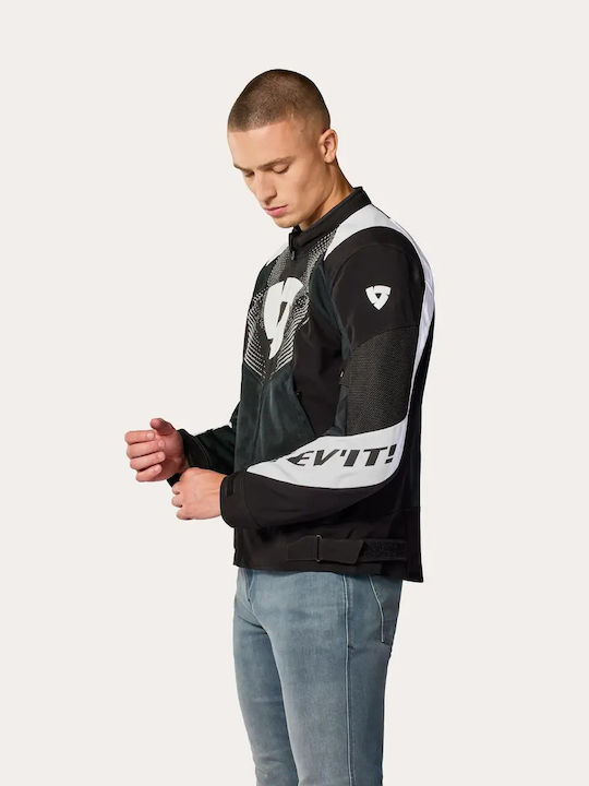 Rev'IT Hyperspeed 3 Gt Air Summer Men's Riding Jacket Black-White