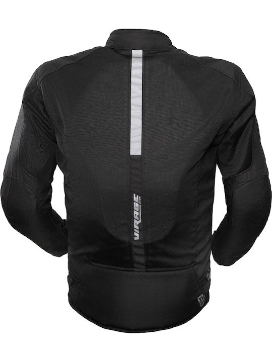 Virage Ventus Summer Men's Motorcycle Jacket Black