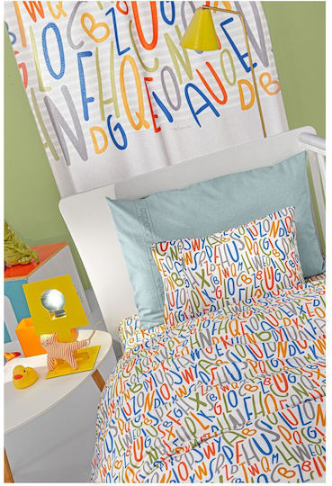 Guy Laroche Baby Sheets Crib Cotton Multicolour 115x170cm 3 Pieces