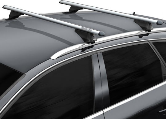 Menabo Autodachträger Aluminium Tiger 1185 Cm Silber Farbe BMW Serie 2 F45 Active Tourer 5 Türen 2014 Flush oder Raised Dachreling-2 Stück 8490/μβ Mp.8490/mb-9