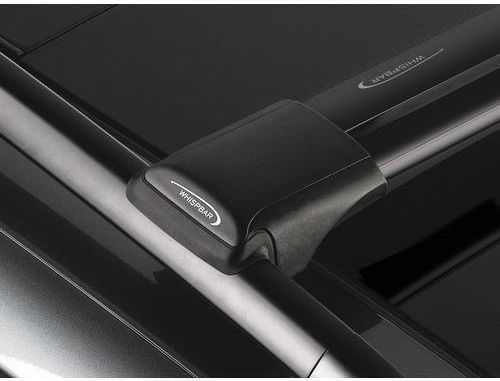 Yakima Aluminum Universal Car Roof Bars for Vehicles with Factory Bars Set with Roof Rack Legs and Lock Black