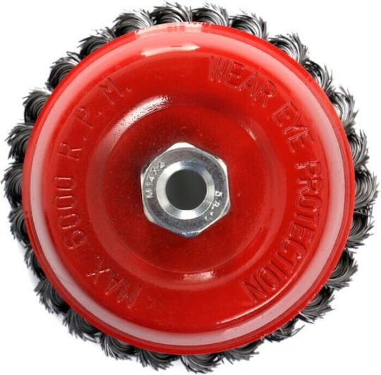 Perie Pentru Polizor Unghiular Kraft&dele M14 100mm Sârmă Răsucită Oțel Kd10972