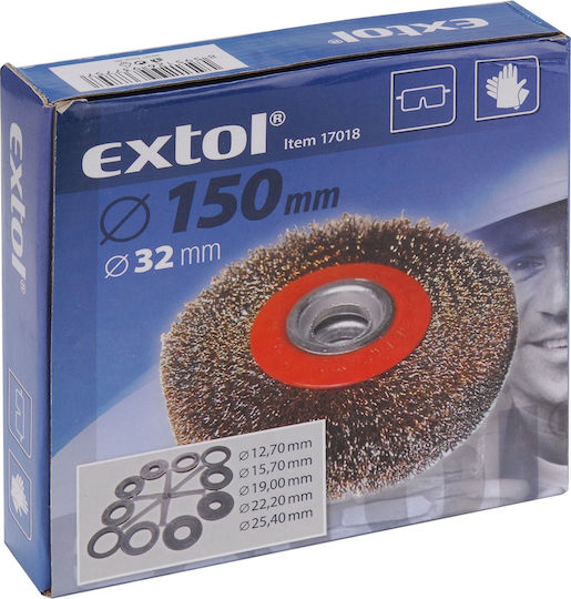 Extol 17018 Drahtbürste für Doppelschleifer 150mm