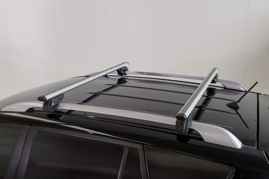 Menabo Car Roof Bars Aluminum Dozer XXL 150 Cm Silver Color Opel Combo D Tour 2012 2014 Raised Rails Parallel Bars Set 2 Pieces 7500/mb Mp 7500/mb-18