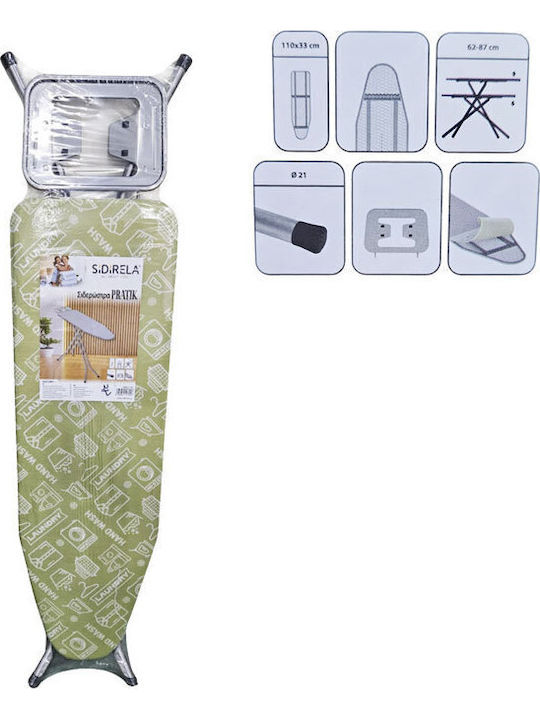 Sidirela Pratik For Steam Iron Foldable Multicolored 110x33cm