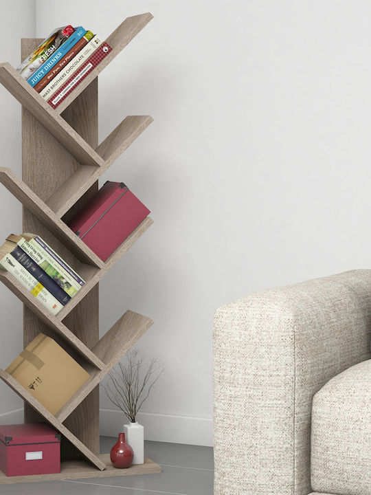 Liana Bookcase Beige 46x22x128.5cm