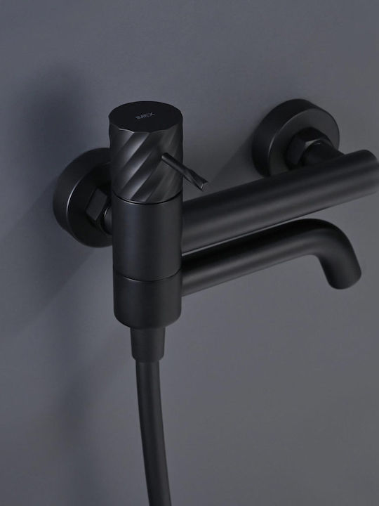 Imex Mixing Bathtub Faucet Complete Set Black