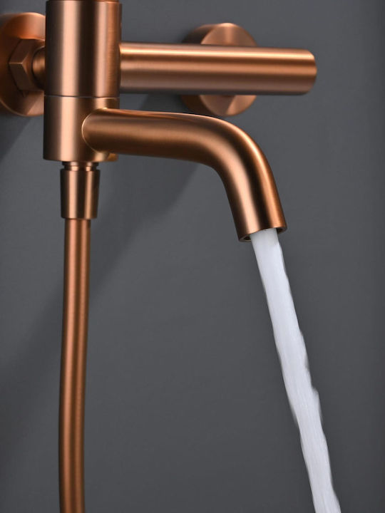Imex Mixing Bathtub Faucet Complete Set Rose Gold