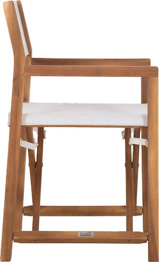 Scaun Director Lemn Textilene Natural 2 Buc 56x52x85cm