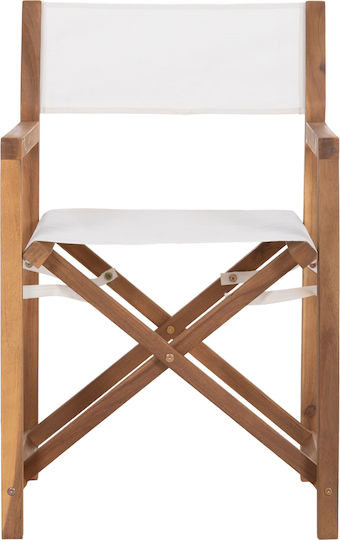 Scaun Director Lemn Textilene Natural 2 Buc 56x52x85cm