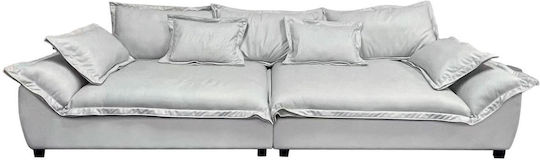Darby Τριθέσιος Καναπές Γκρι 322x110x94εκ.