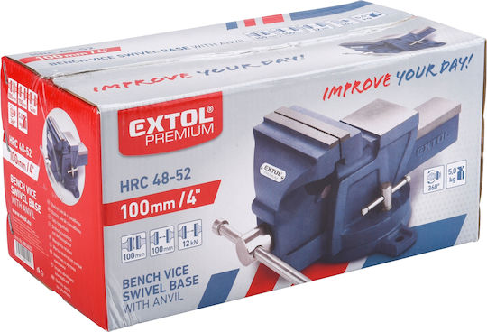 Vise Swivel Base Extol Premium 8812622 100 Mm 12 Kn